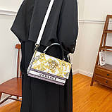 Жіноча сумка бренд через плече Versace, фото 4