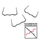 Набір скоб для термічного степлера мала хвиля 0,8мм 100шт, фото 2