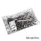 Набір скоб для термічного степлера зовнішній кут 0,8мм 100шт, фото 3