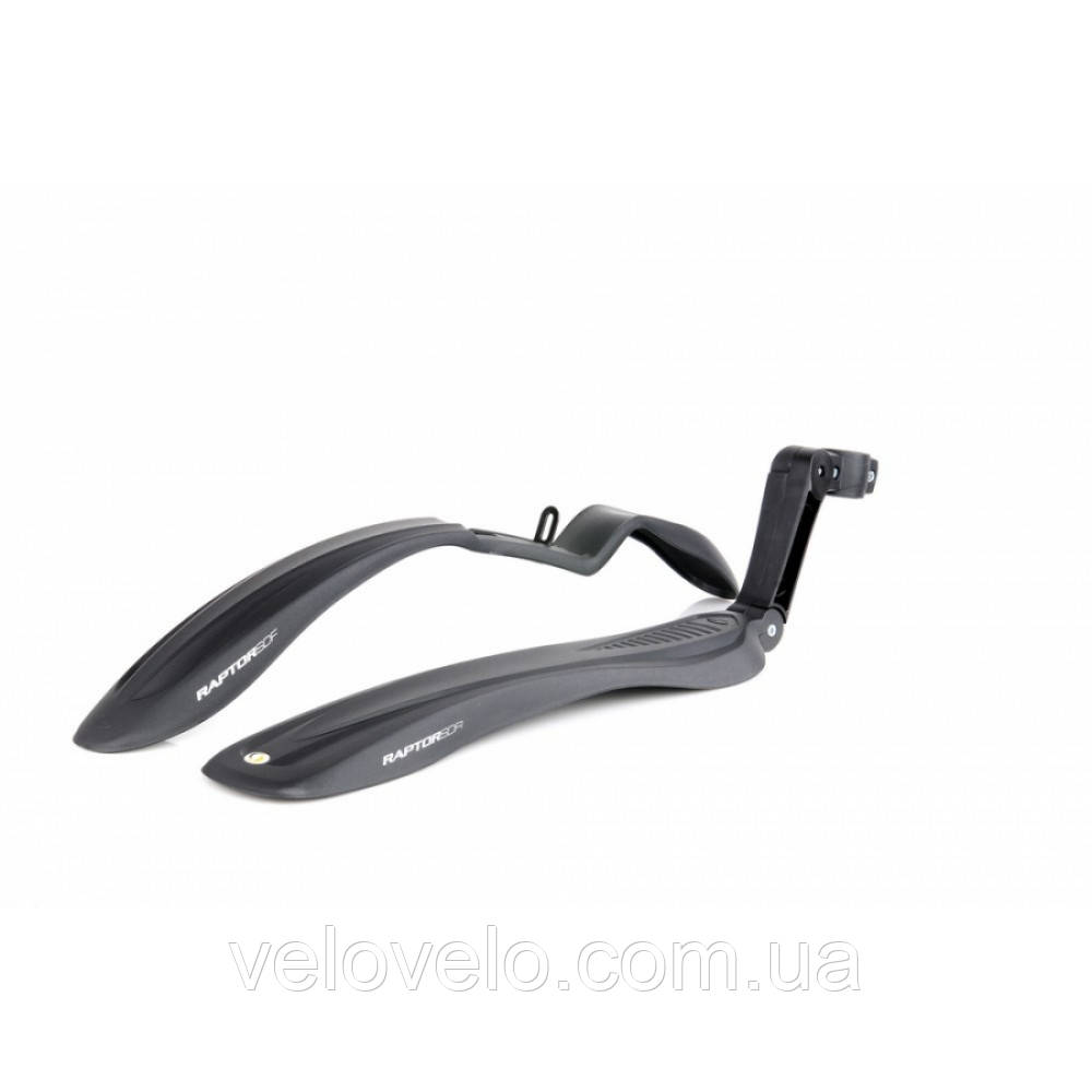 24 - 29 Крила RAPTOR 1 (KHROM by Simpla) кріплення у вилку або гвинт пара чорні, фото 1