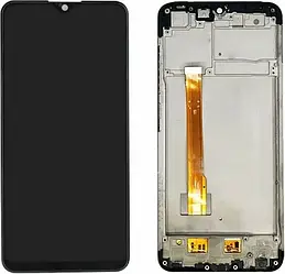 Дисплей Vivo Y91/Y91c/Y91i/Y93/Y95 модуль у зборі (екран та сенсор) з рамкою, оригінал, Чорний