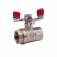 Кран шаровой Valve 1/2" ВР для воды (бабочка) SV602W15 E-vce - Знак Качества