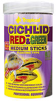 Корм Tropical Cichlid Red&Green Medium Sticks для аквариумных рыб в палочках 250 мл