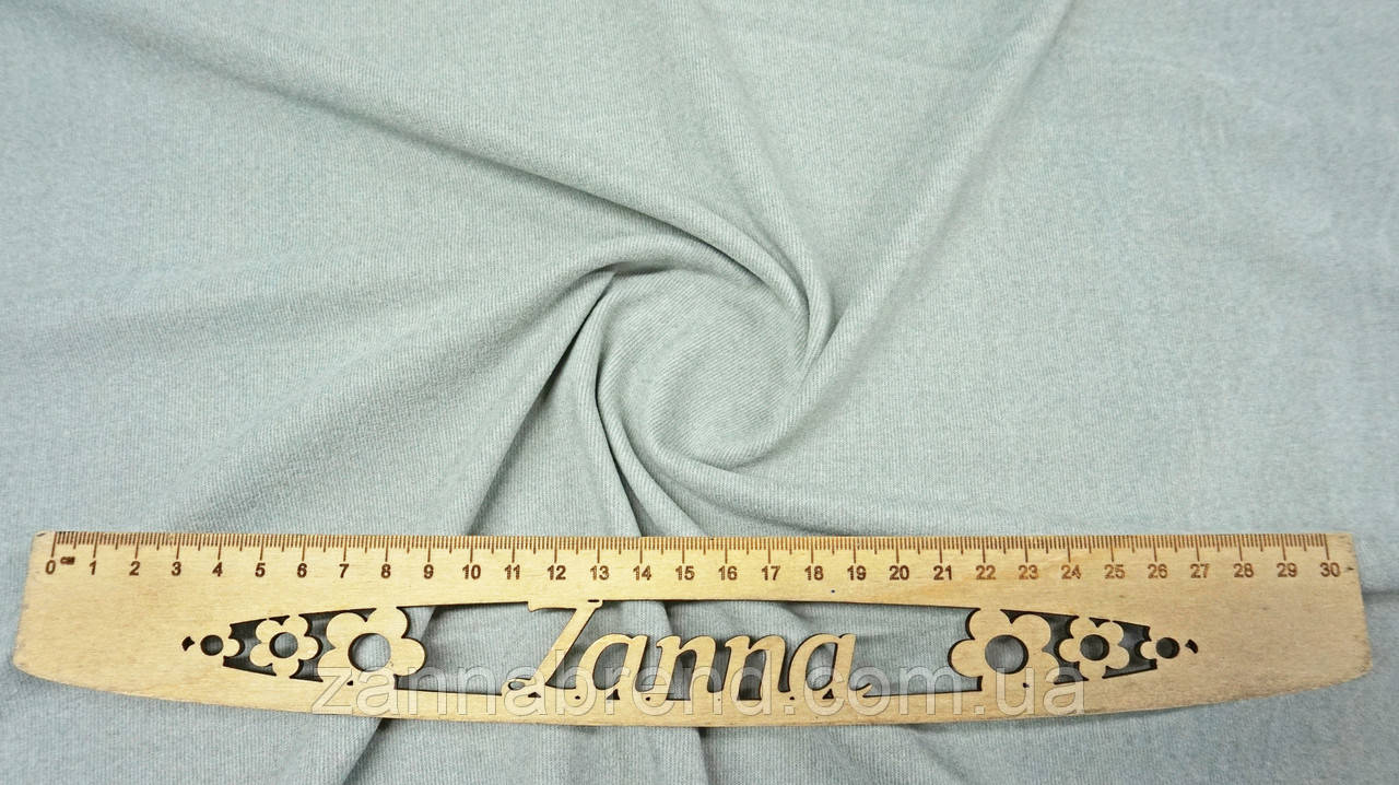 Тканина термотрикотаж колір світло-сірий, фото 1