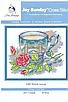 Набір для вишивання за нанесеною на канву схемою "British teacup". AIDA 14CT printed, 26*21 см, фото 3