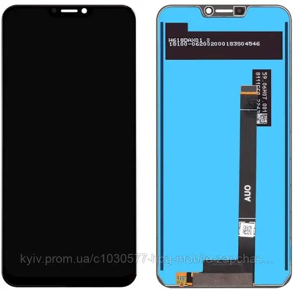 Дисплей Asus ZenFone 5/ZenFone 5Z модуль в зборі (екран та сенсор) оригінал, Чорний, фото 1