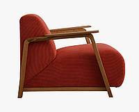 Кресло для отдыха на деревянных ножках, Барни