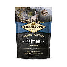 Сухий корм Carnilove Salmon для дорослих собак всіх порід, лосось, 1,5 кг