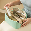 Косметичка органайзер для зберігання косметики дорожня косметичка сумка для косметики, фото 6