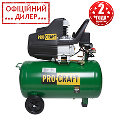 Повітряний поршневий компресор Procraft 50 л (2000 Вт, 220 л/хв, 8 барів) компресор оливний електричний