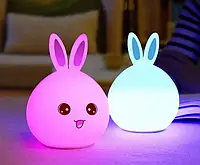 Детский ночник Кролик Rabbit LED Sleep Lamp - силиконовый ночник