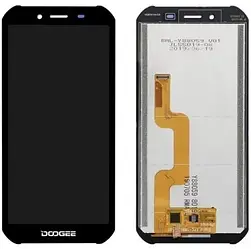 Дисплей Doogee S40 Pro модуль у зборі (екран та сенсор) оригінал, Чорний