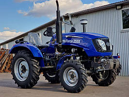 Міні-трактор TERRA FORCE 255X із двигуном КМ385ВТ, редукторними мостами, широка колія, КПК, вага 1200кг