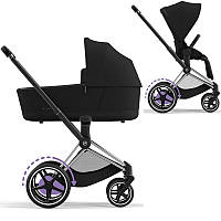 Коляска Cybex e-Priam 2 в 1 Sepia Black шасі Chrome Black