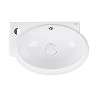 Раковина Qtap Leo 430x290x140 White с донным клапаном QT11115011LW E-vce - Знак Качества