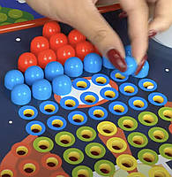 Мозаїка дитяча, 4FUN Game Club, 84 елементи, 12 картинок-шаблонів, щипці, кор 28*26*5см (67941), фото 3