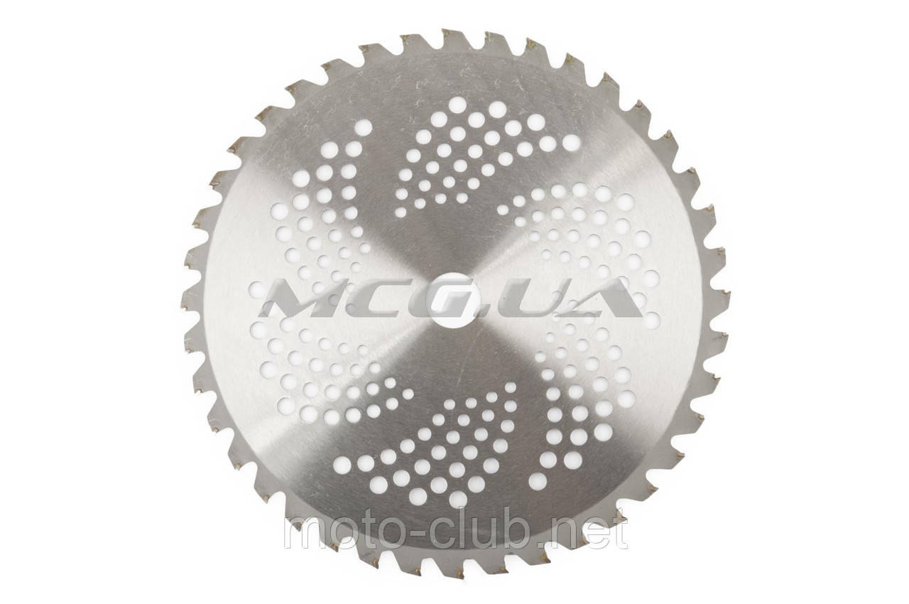 Ніж для мотокоси 40T (Ø255/22.4 mm) "FORESTER" (перемогитьові зубці)