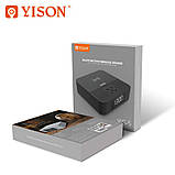 Акустика + настільний годинник + бездротовий зарядний YISON WS-5 with Qi Charger 3W*2, фото 5