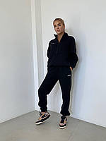 Зимовий жіночий спортивний костюм на флісі з кофтою на молнії (Норма), фото 8