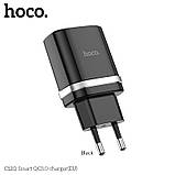 Адаптер мережевий HOCO Smart FCP/AFC C12Q 1USB 18 W black, фото 2