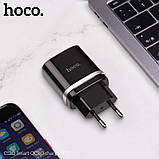 Адаптер мережевий HOCO Smart FCP/AFC C12Q 1USB 18 W black, фото 3