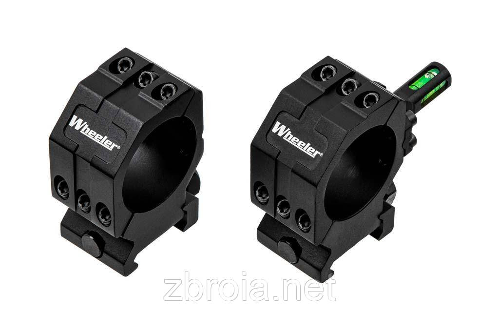 Кільця Wheeler (30 мм) High на Picatinny (з рівнем)