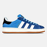 Жіночі кросівки Adidas Campus 00s Bright Blue White, фото 3