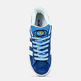 Жіночі кросівки Adidas Campus 00s Bright Blue White, фото 6