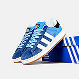Жіночі кросівки Adidas Campus 00s Bright Blue White, фото 8