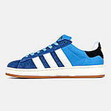 Жіночі кросівки Adidas Campus 00s Bright Blue White, фото 9