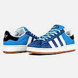 Жіночі кросівки Adidas Campus 00s Bright Blue White, фото 7