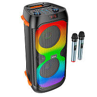 Беспроводная колонка HOCO Manhattan dual mic outdoor BS53 с 2 микрофонами черная