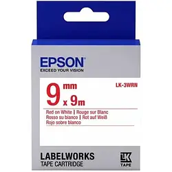 Етикет-стрічка Epson LK3WRN (C53S653008)