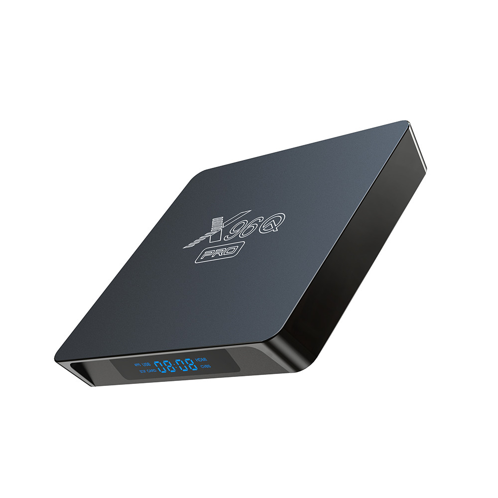 Тв приставка медіаплеєр з екраном Allwinner TV BOX X96Q Pro H313 1GB RAM 8GB ROM