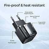 Адаптер — блок живлення мережевий JOYROOM Mini dual port smart fast charge L-2A121 2 порти блок живлення білий, фото 5