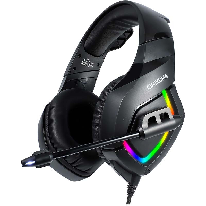 Наушники ONIKUMA Gaming with LED K1-B, фото 1