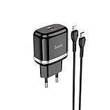 Адаптер Сетевой HOCO Type-C to Lightning Cable Victorious single port charger set N24 |1Type-C, 20W/3A, PD/QC|, фото 9