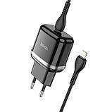 Адаптер Сетевой HOCO Type-C to Lightning Cable Victorious single port charger set N24 |1Type-C, 20W/3A, PD/QC|, фото 3