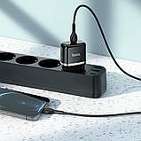 Адаптер Сетевой HOCO Type-C to Lightning Cable Victorious single port charger set N24 |1Type-C, 20W/3A, PD/QC|, фото 6