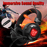 Навушники ONIKUMA Gaming with LED K3 ігрові з підсвіткою, фото 3