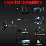 Навушники ONIKUMA Gaming with LED K3 ігрові з підсвіткою, фото 5