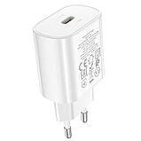 Адаптер мережевий HOCO Jetta N22 <unk> Type-C, 25W/3A, PD<unk>, фото 6