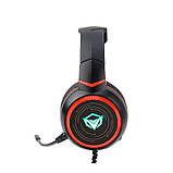 Навушники ігрові з мікрофоном MEETION Gaming Backlit HiFi MT-HP030 usb під'єднання, фото 4