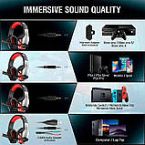 Наушники HUNTERSPIDER Gaming with LED V4, фото 2