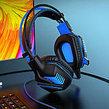 Навушники BOROFONE Gaming LED Racing headphones Hi-Res BO101 чорно-червоні, фото 3
