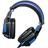 Навушники BOROFONE Gaming LED Racing headphones Hi-Res BO101 чорно-червоні, фото 4