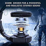 Навушники дротові повнорозмірні ONIKUMA X8 Gaming with RGB (з підсвіткою) чорні, фото 3