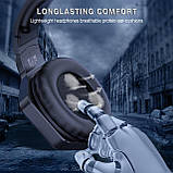 Навушники дротові повнорозмірні ONIKUMA X8 Gaming with RGB (з підсвіткою) чорні, фото 6