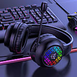 Навушники ONIKUMA X7 Pro RGB Gaming with LED-підсвітка чорні, фото 7