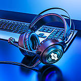 Hаушники HOCO Streamer gaming headphones LED W101, фото 3